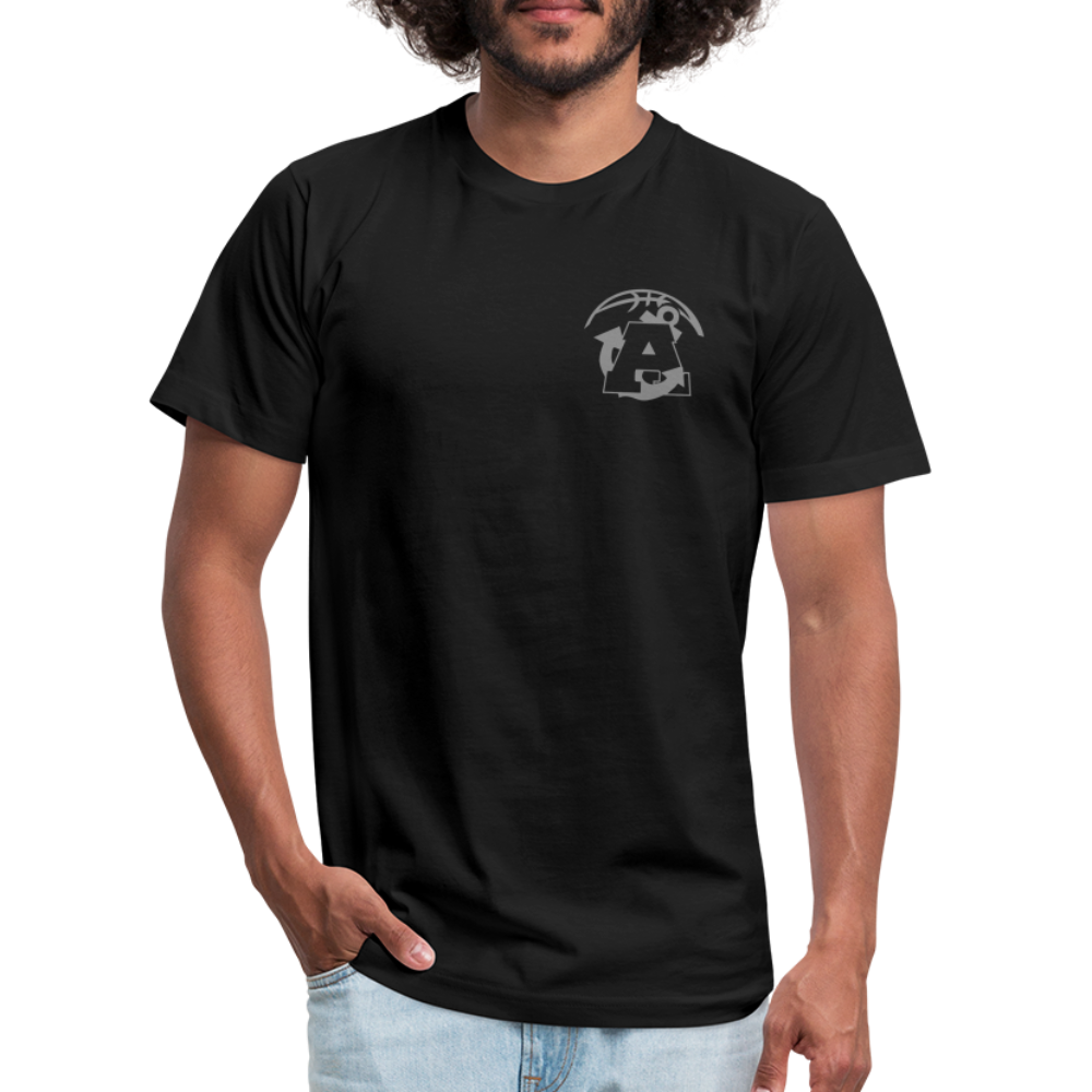Too Busy Getting Buckets Jersey T-Shirt by Bella + Canvas - black