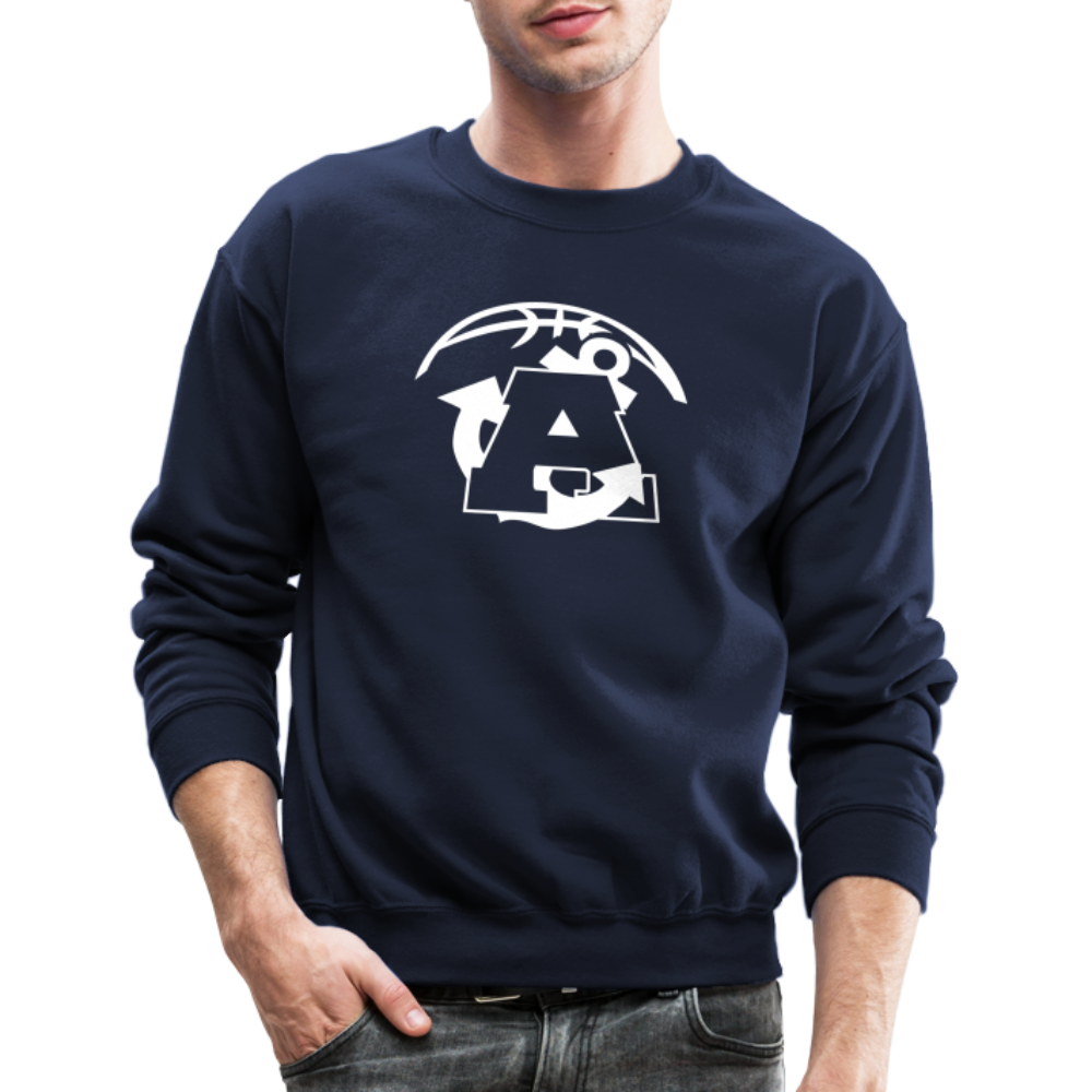 All In Aptos High Basketball Crewneck Sweatshirt - navy