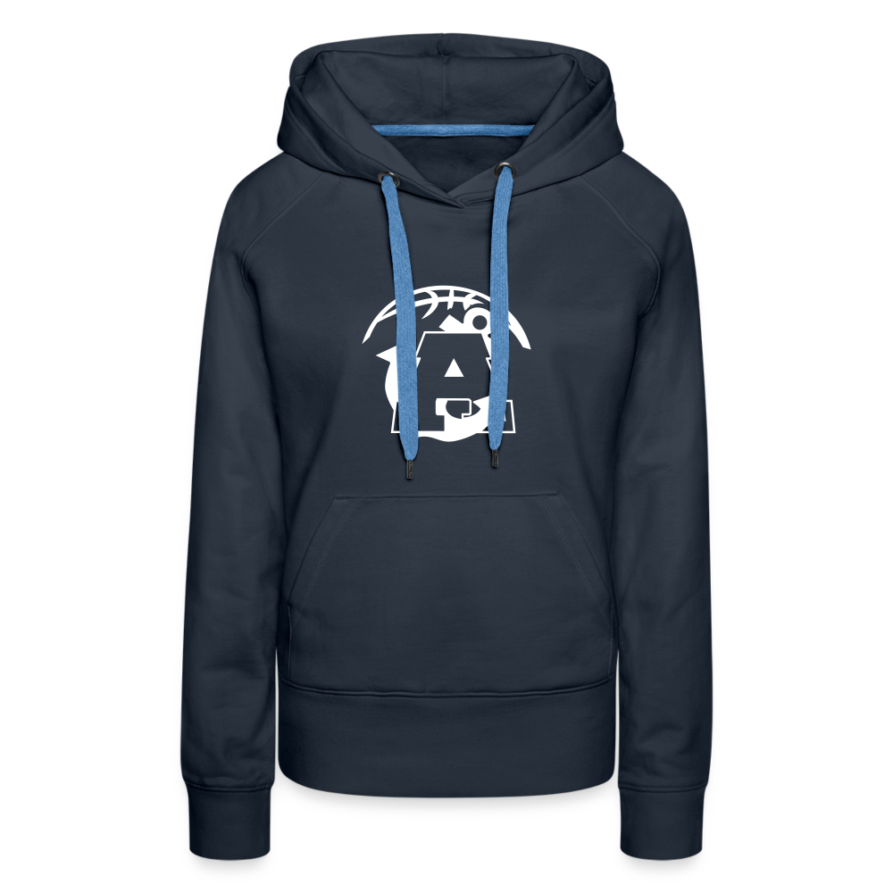 All In Aptos High Basketball Women’s Premium Hoodie - navy