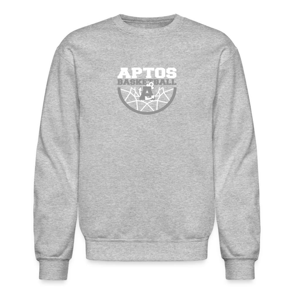 Aptos High Basketball DUNK Crewneck Sweatshirt - heather gray