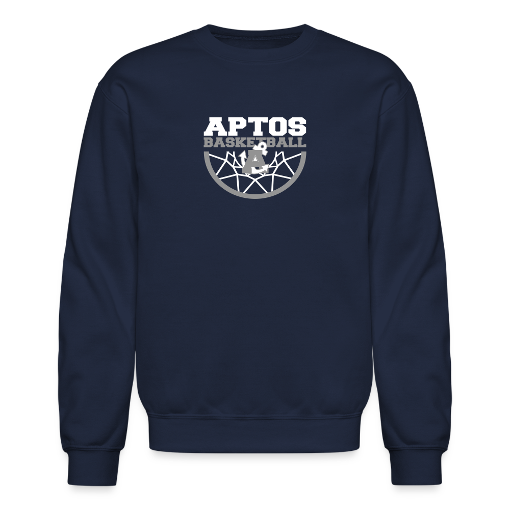 Aptos High Basketball DUNK Crewneck Sweatshirt - navy