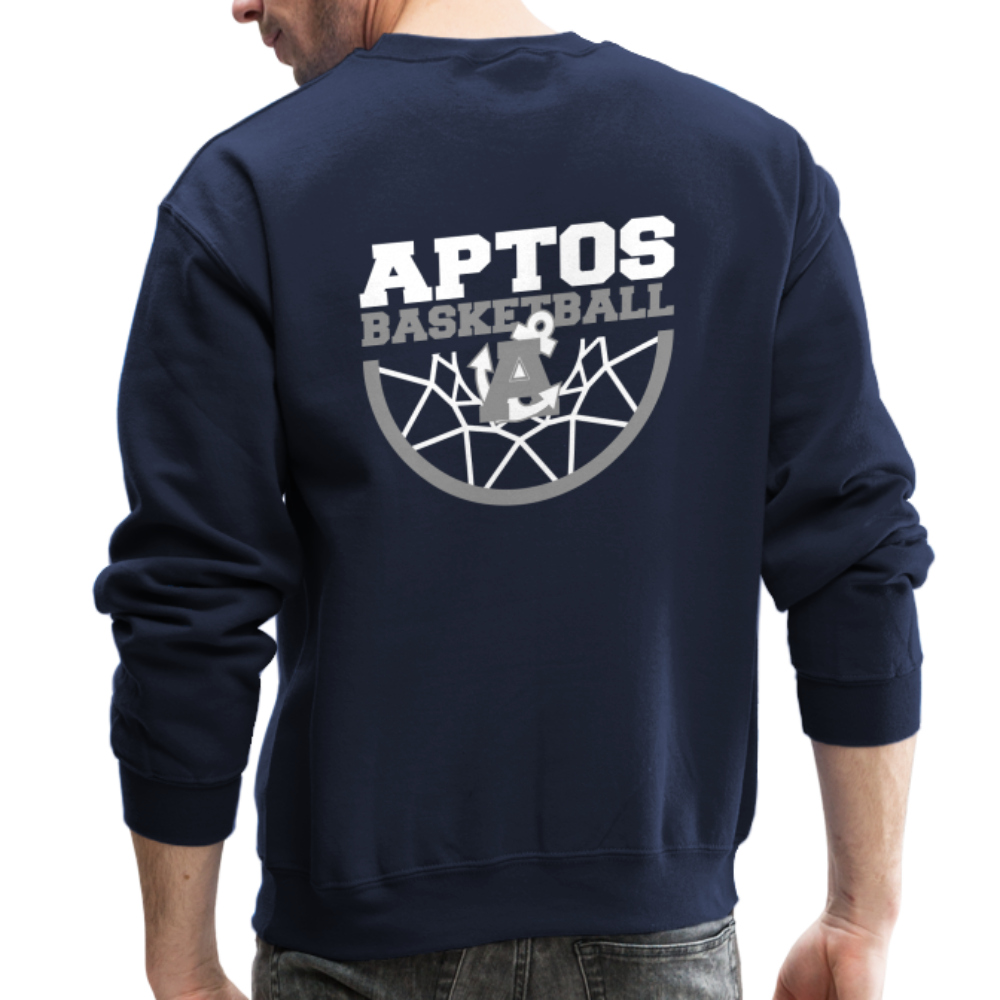 Aptos High Basketball DUNK Crewneck Sweatshirt - navy