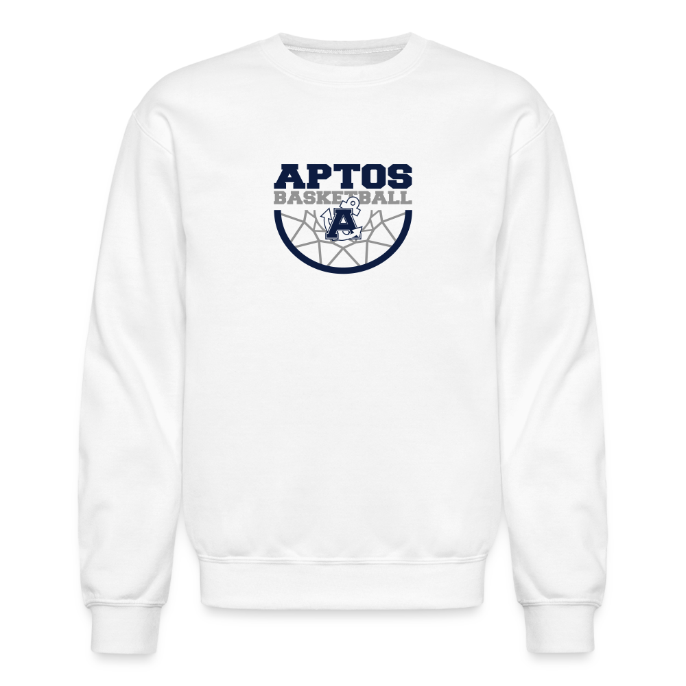 Aptos High Basketball DUNK Crewneck Sweatshirt - white