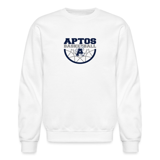 Aptos High Basketball DUNK Crewneck Sweatshirt - white