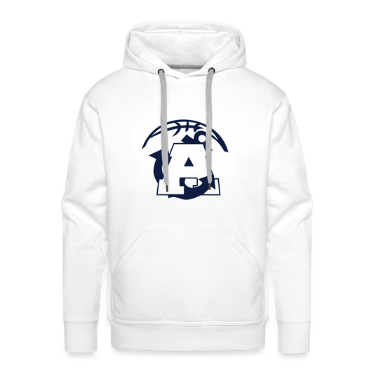 All In Aptos High Basketball Men’s Premium Hoodie - white