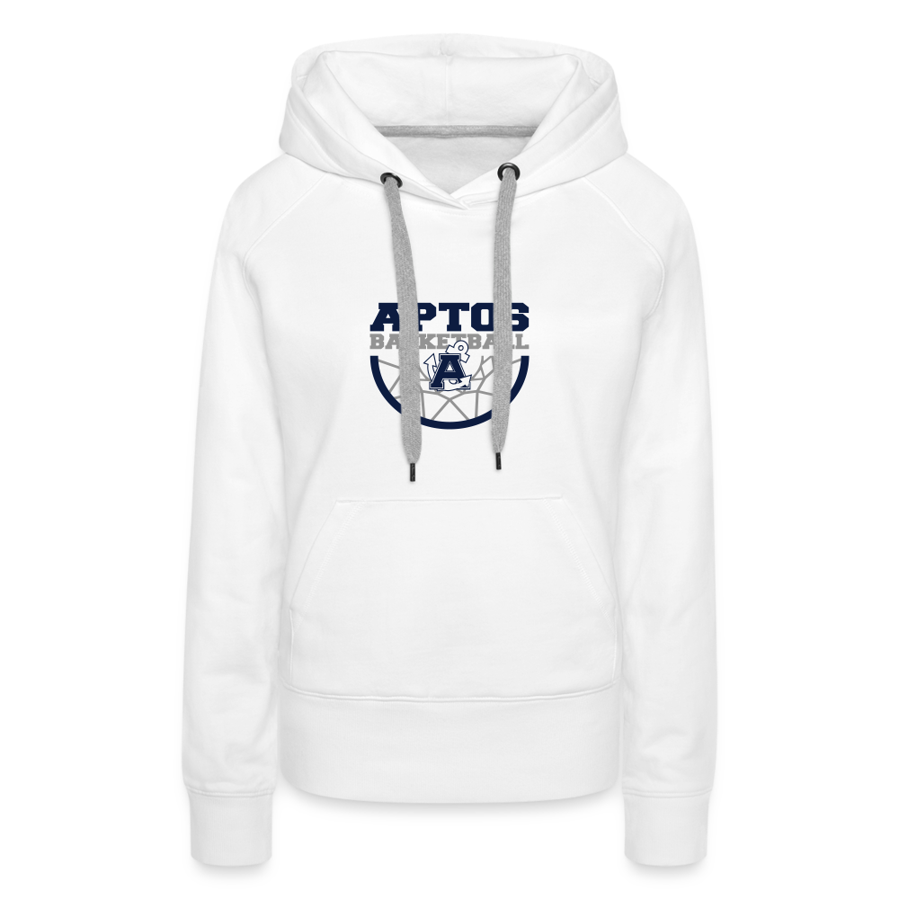 Aptos High Basketball DUNK Women's  Premium Hoodie - white