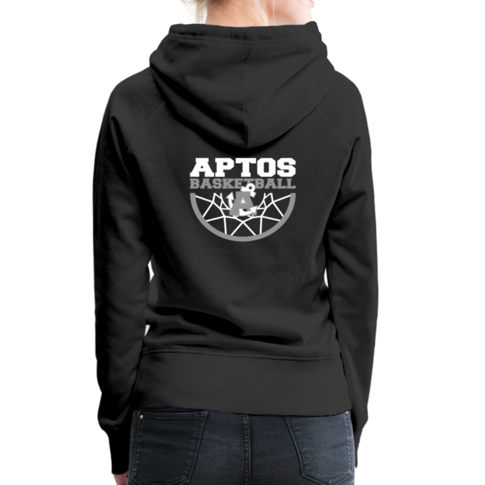 Aptos High Basketball DUNK Women’s Premium Hoodie - black