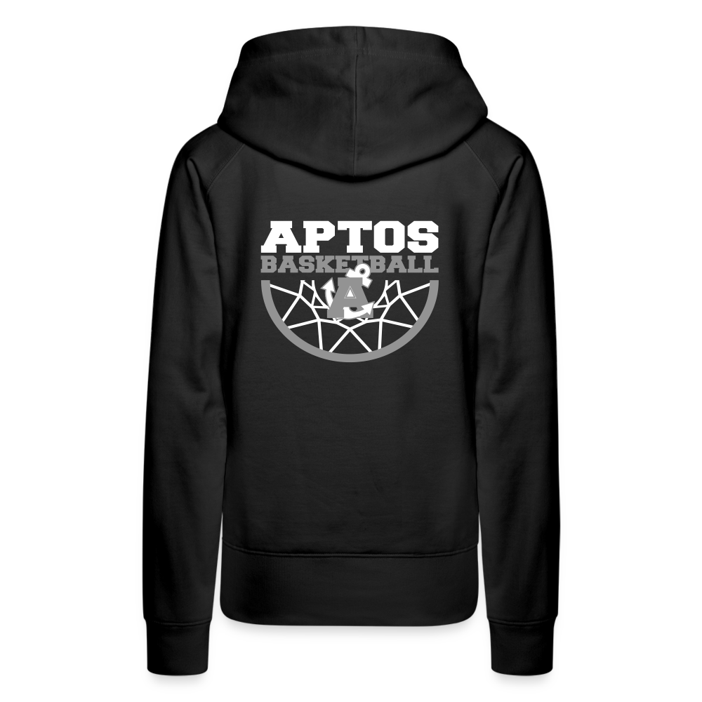 Aptos High Basketball DUNK Women’s Premium Hoodie - black