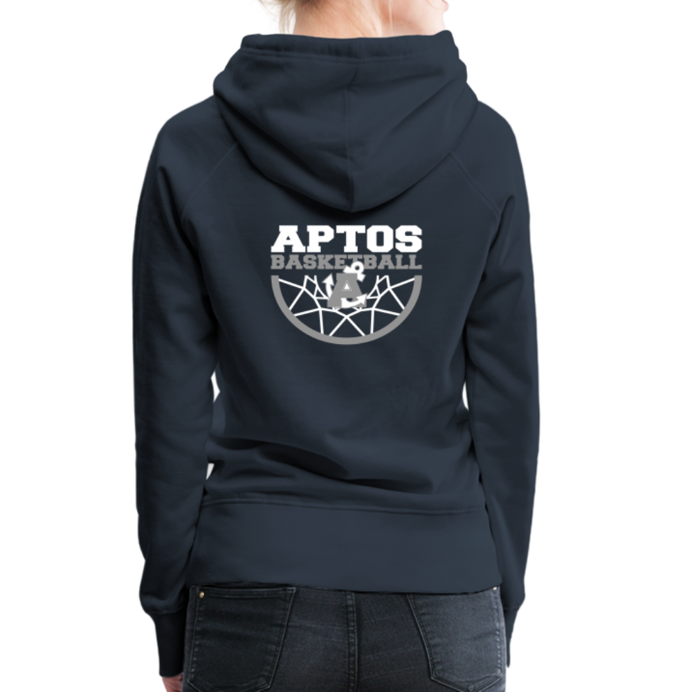 Aptos High Basketball DUNK Women’s Premium Hoodie - navy