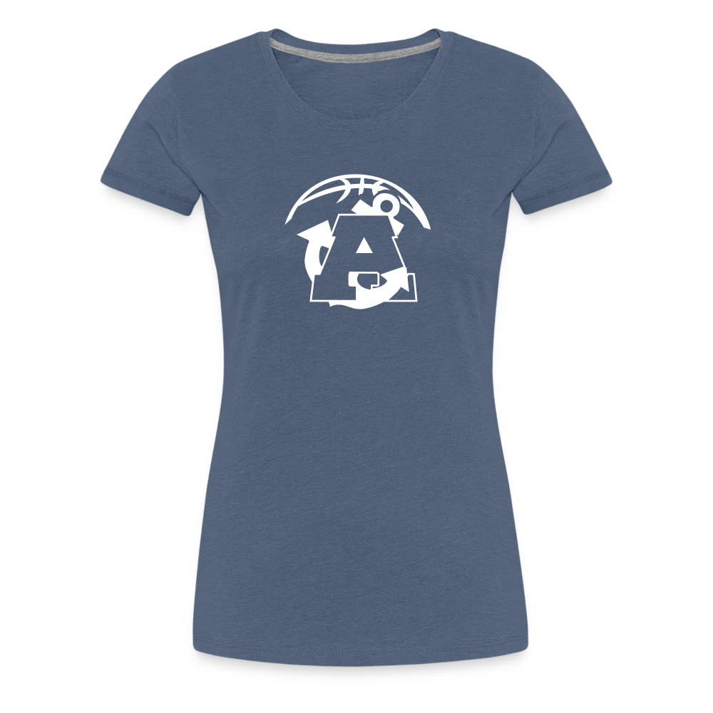 All In Aptos High Basketball Women’s Premium T-Shirt - heather blue