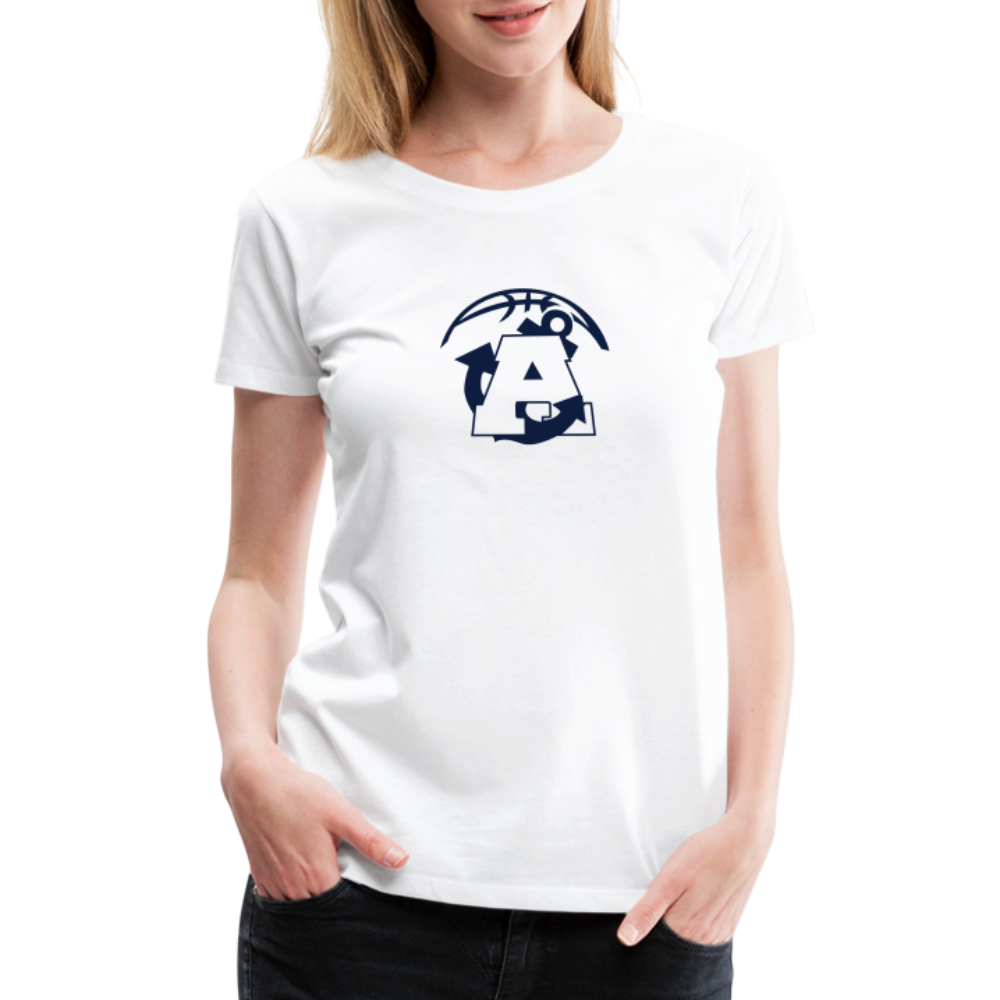 All In Aptos High Basketball Women’s Premium T-Shirt - white