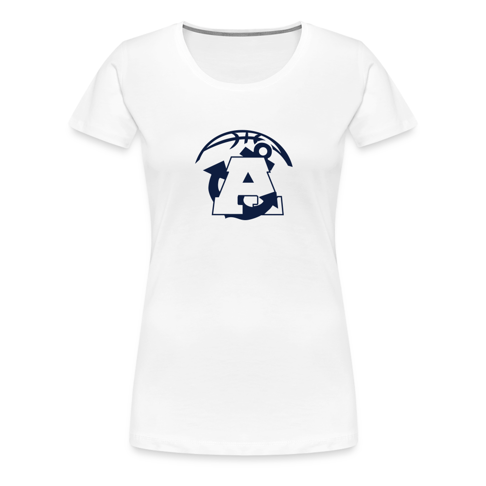 All In Aptos High Basketball Women’s Premium T-Shirt - white