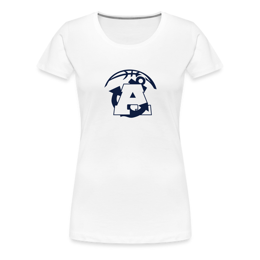 All In Aptos High Basketball Women’s Premium T-Shirt - white