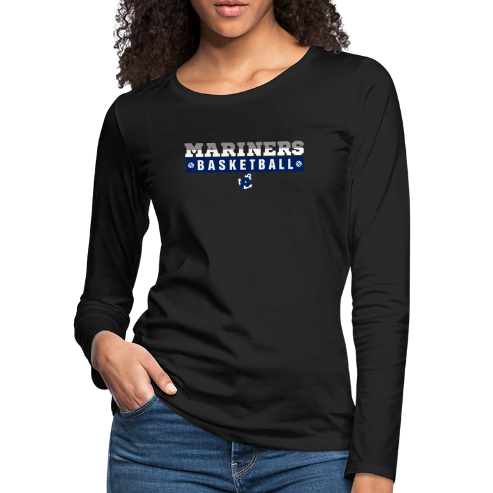 The Statement Aptos High Basketball Womens Long Sleeve - black