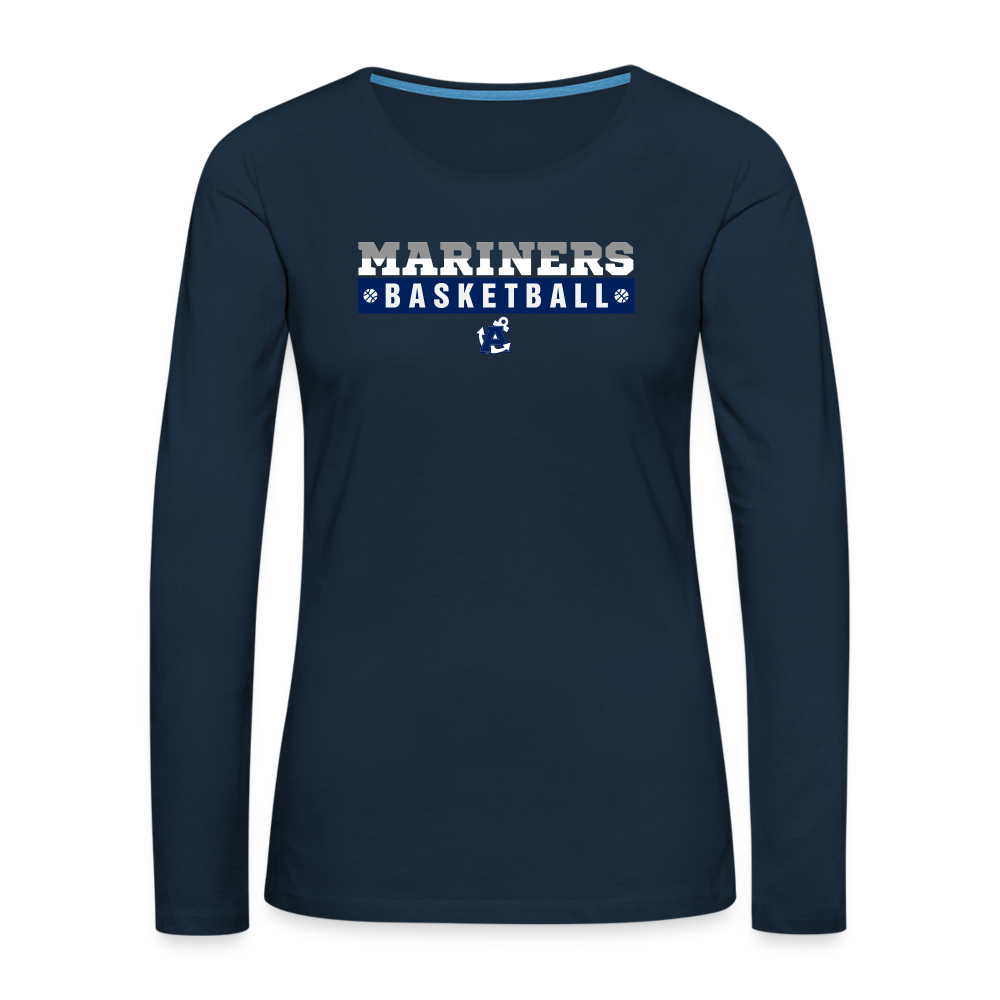 The Statement Aptos High Basketball Womens Long Sleeve - deep navy