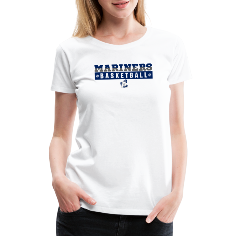 The Statement Aptos High Basketball Women’s Premium T-Shirt - white