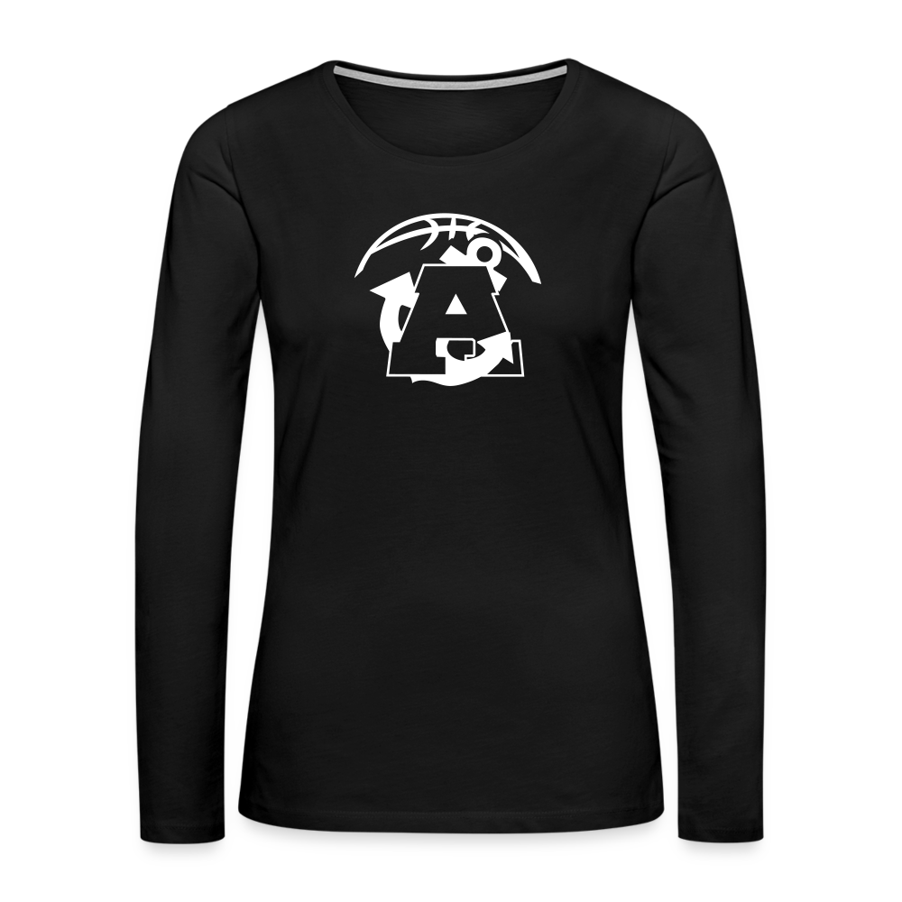 All In Aptos High Basketball Women's Premium Long Sleeve T-Shirt - black