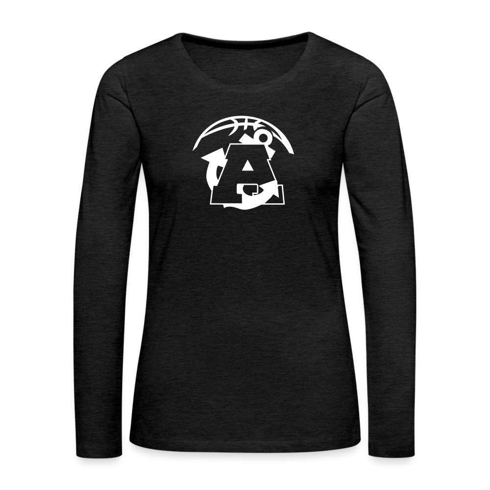 All In Aptos High Basketball Women's Premium Long Sleeve T-Shirt - charcoal grey