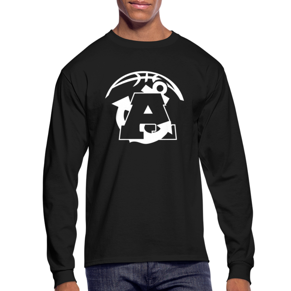 All In Aptos High School Men's Long Sleeve T-Shirt - black