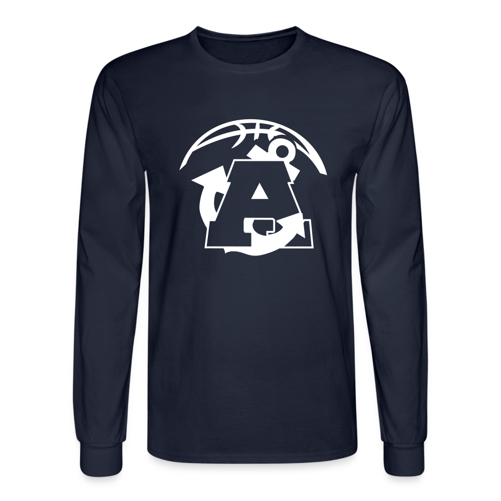 All In Aptos High School Men's Long Sleeve T-Shirt - navy