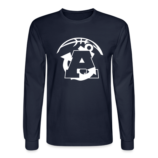 All In Aptos High School Men's Long Sleeve T-Shirt - navy