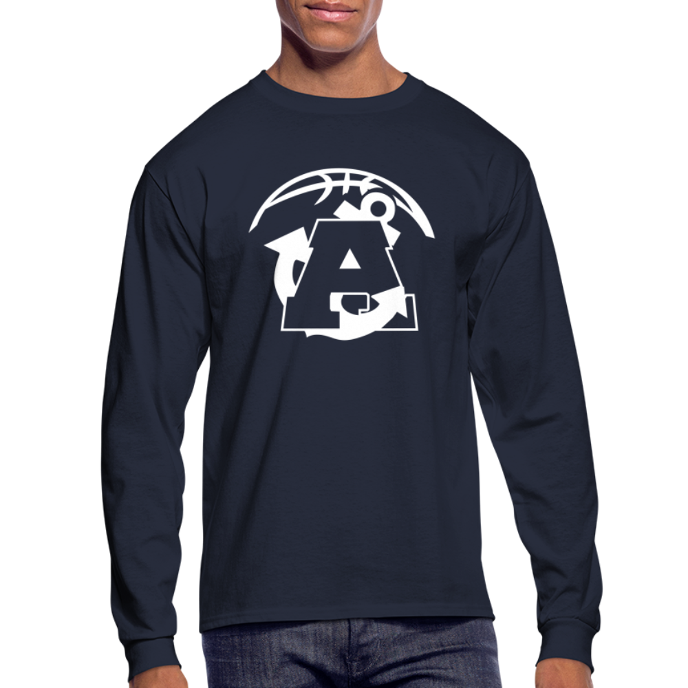 All In Aptos High School Men's Long Sleeve T-Shirt - navy