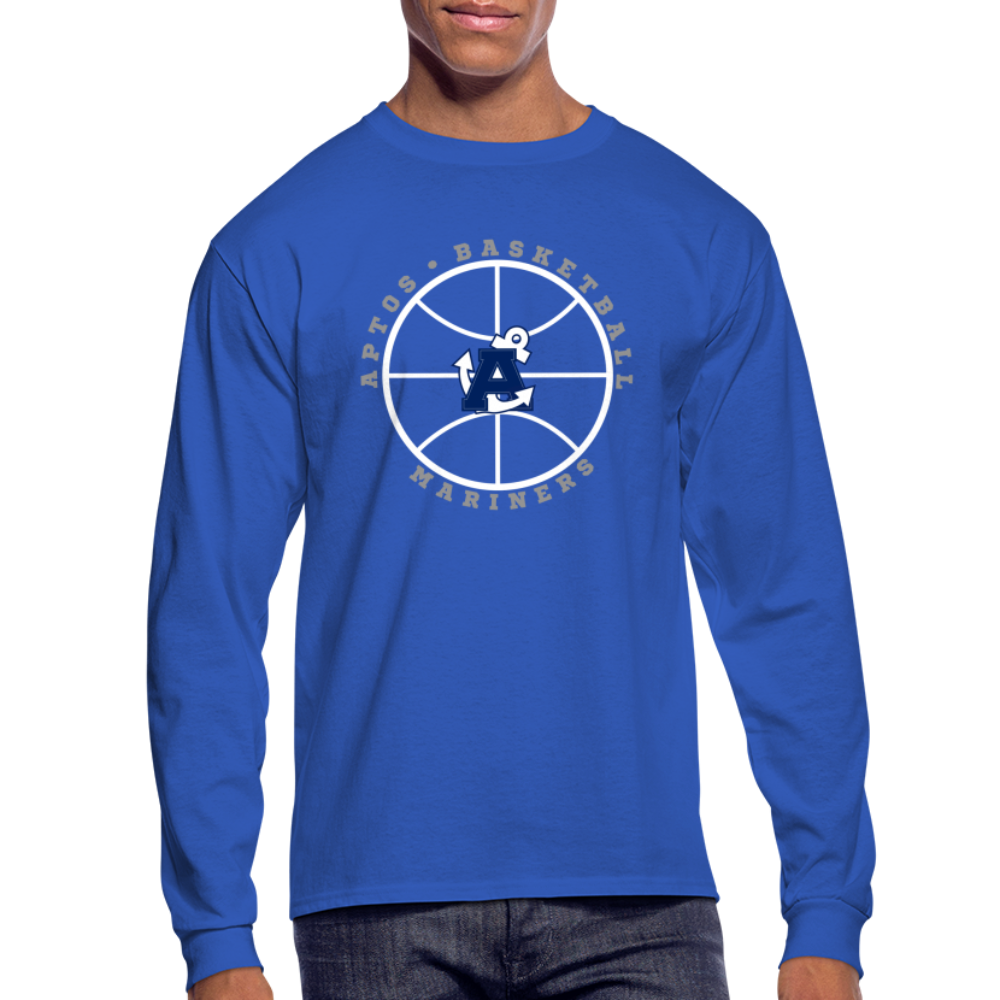 Ball is Life Aptos High Basketball Men's Long Sleeve T-Shirt - royal blue