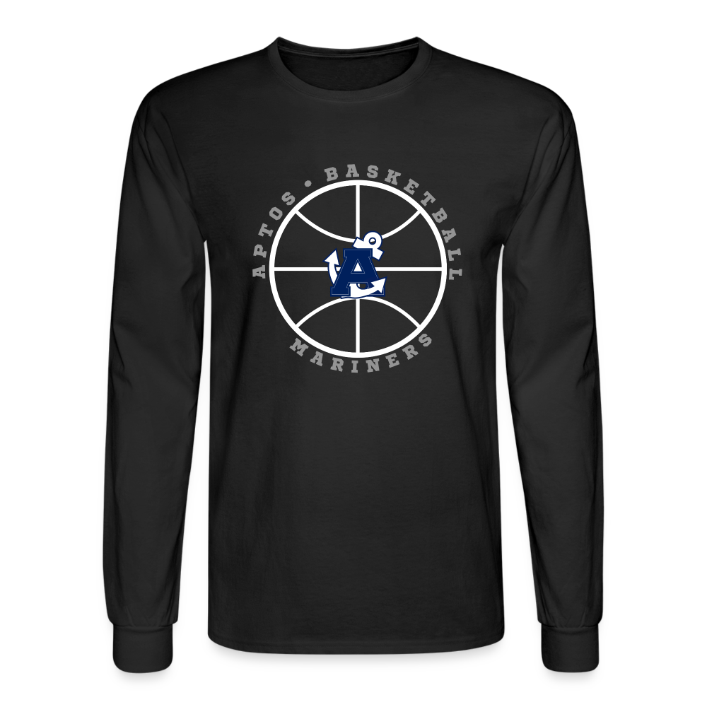 Ball is Life Aptos High Basketball Men's Long Sleeve T-Shirt - black