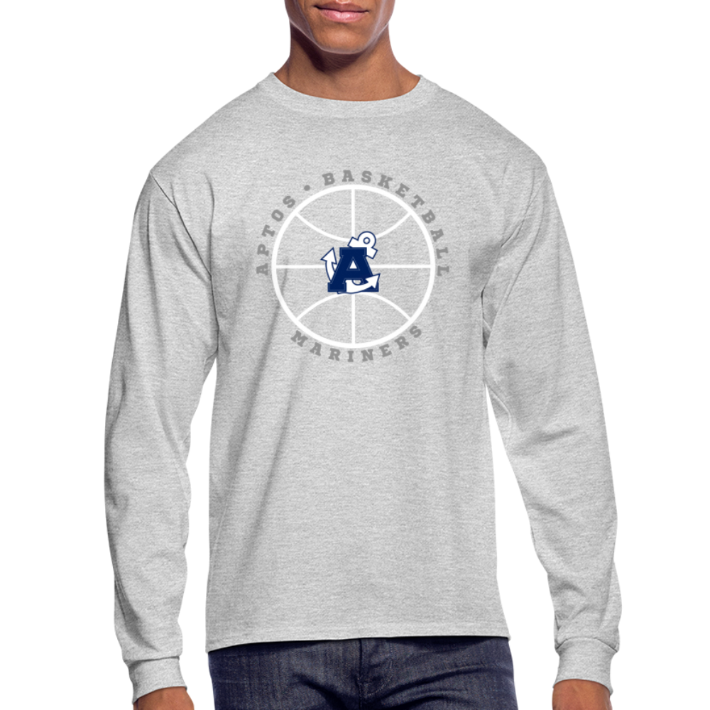 Ball is Life Aptos High Basketball Men's Long Sleeve T-Shirt - heather gray