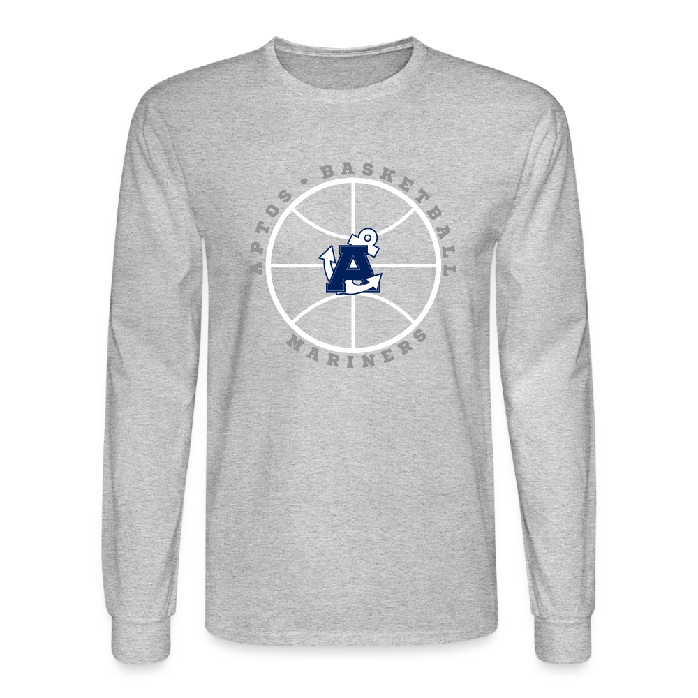 Ball is Life Aptos High Basketball Men's Long Sleeve T-Shirt - heather gray