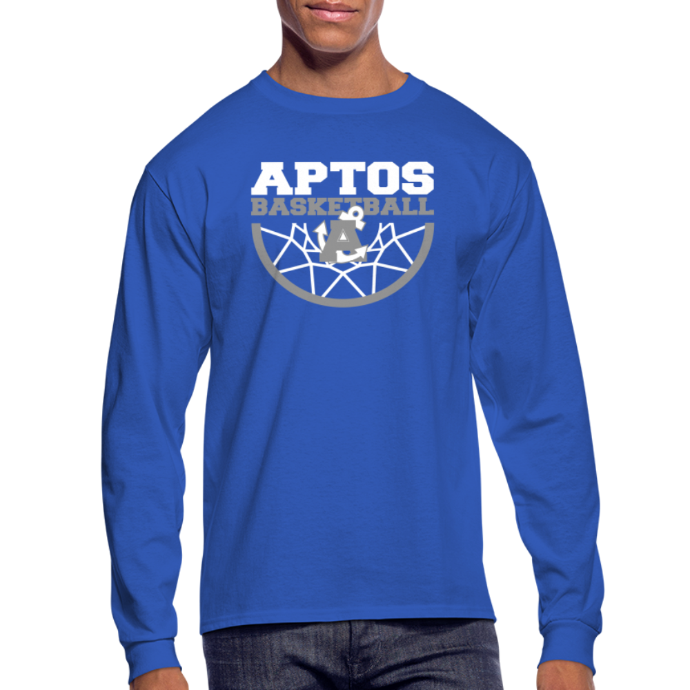 Aptos High School DUNK Men's Long Sleeve T-Shirt - royal blue