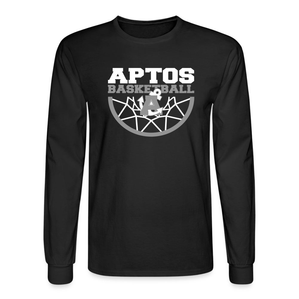 Aptos High School DUNK Men's Long Sleeve T-Shirt - black