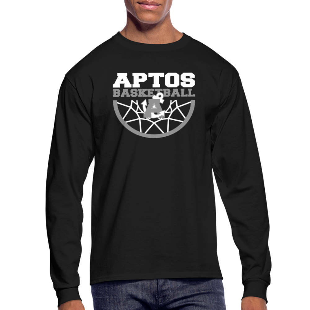 Aptos High School DUNK Men's Long Sleeve T-Shirt - black