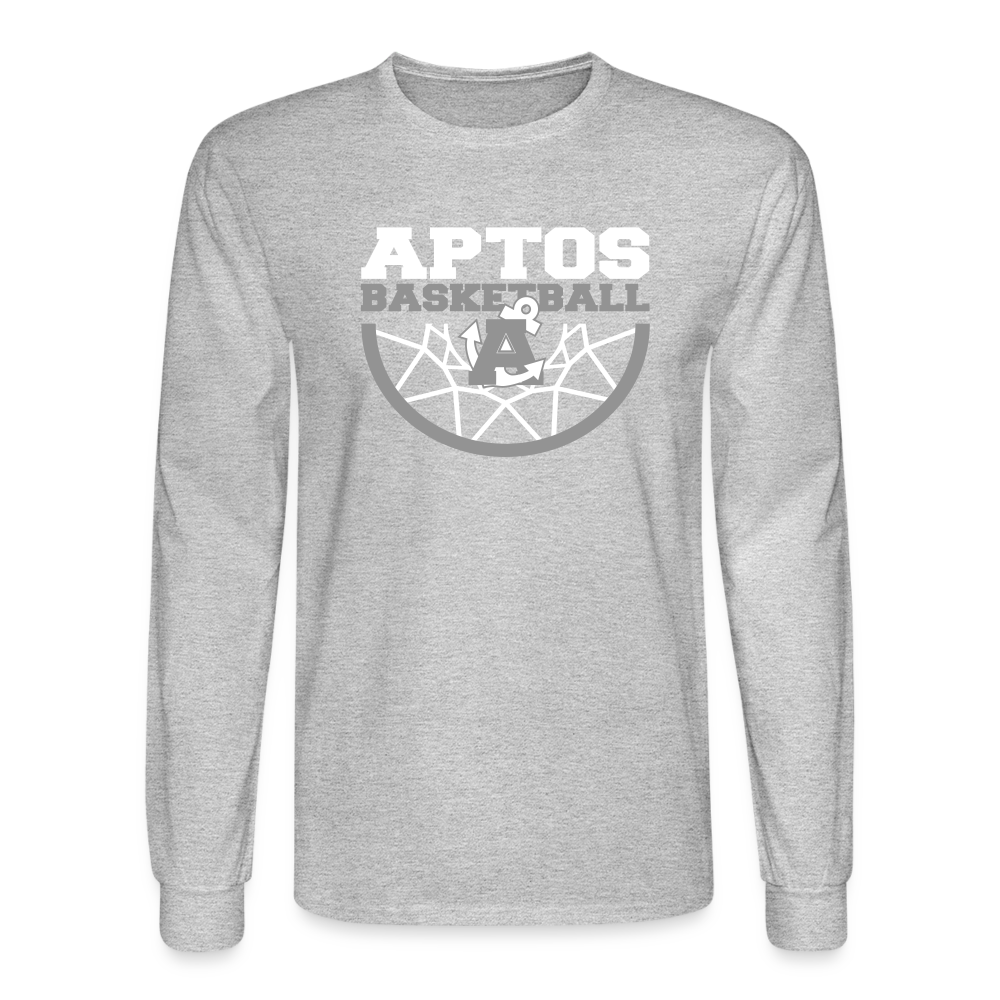 Aptos High School DUNK Men's Long Sleeve T-Shirt - heather gray