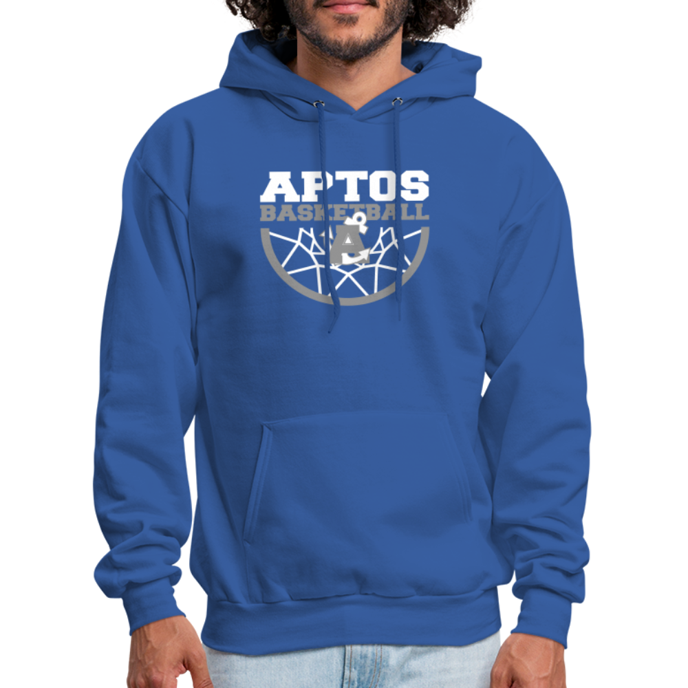 Aptos High Basketball DUNK Men's Hoodie - royal blue