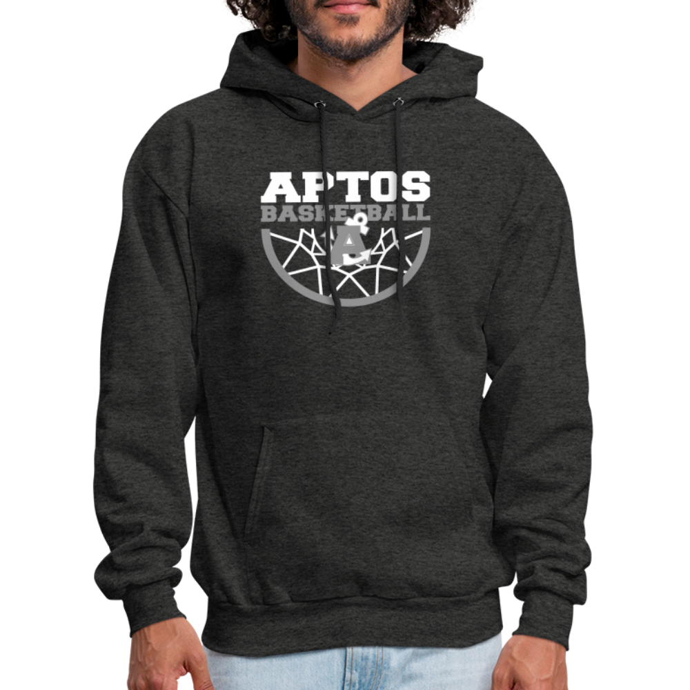 Aptos High Basketball DUNK Men's Hoodie - charcoal grey