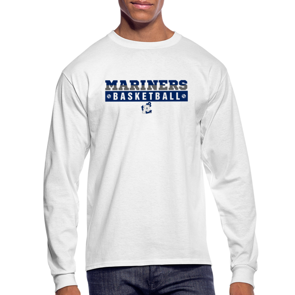 The Statement Aptos High Basketball Men's Long Sleeve T-Shirt - white