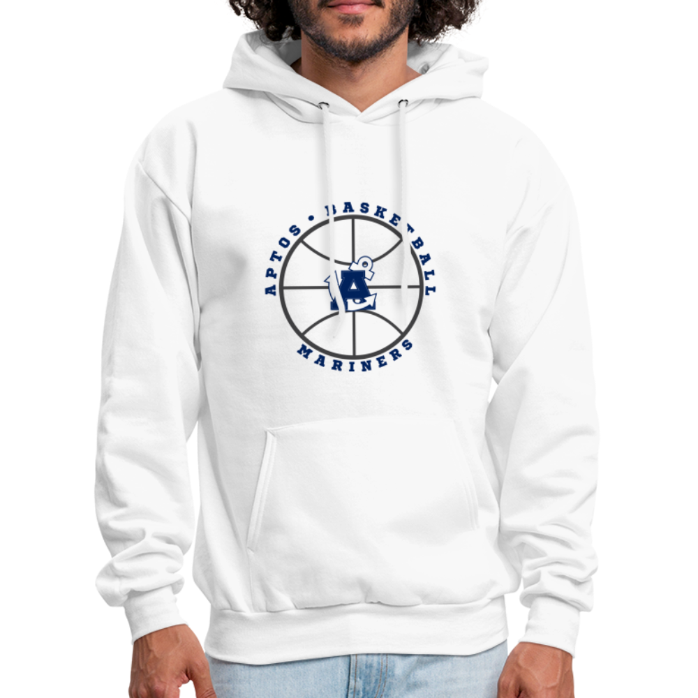 Ball is Life Aptos High Basketball Men's Hoodie - white