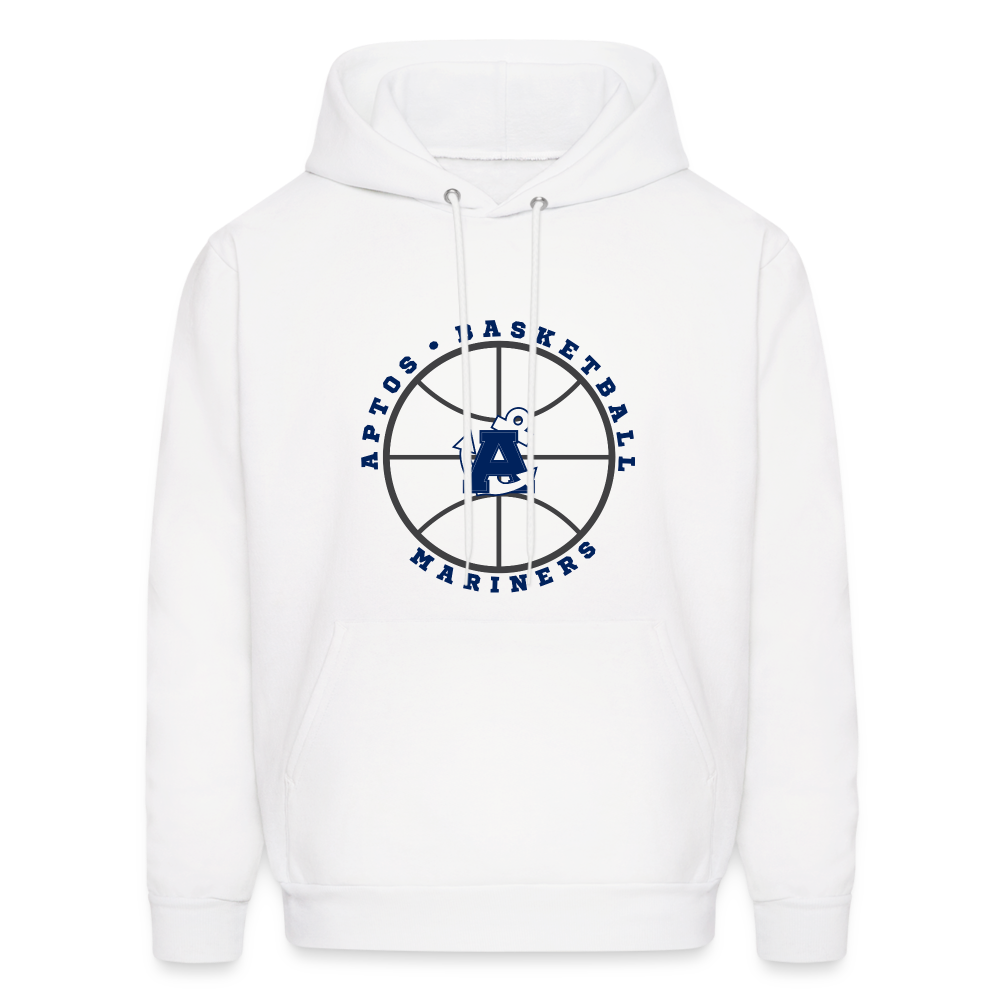 Ball is Life Aptos High Basketball Men's Hoodie - white