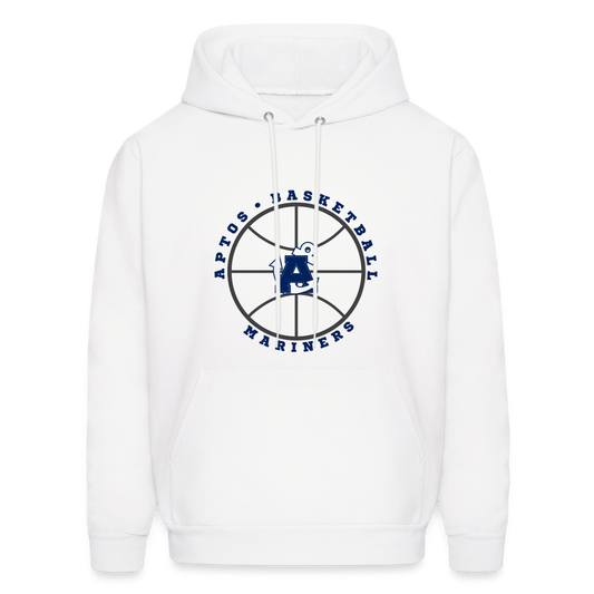 Ball is Life Aptos High Basketball Men's Hoodie - white