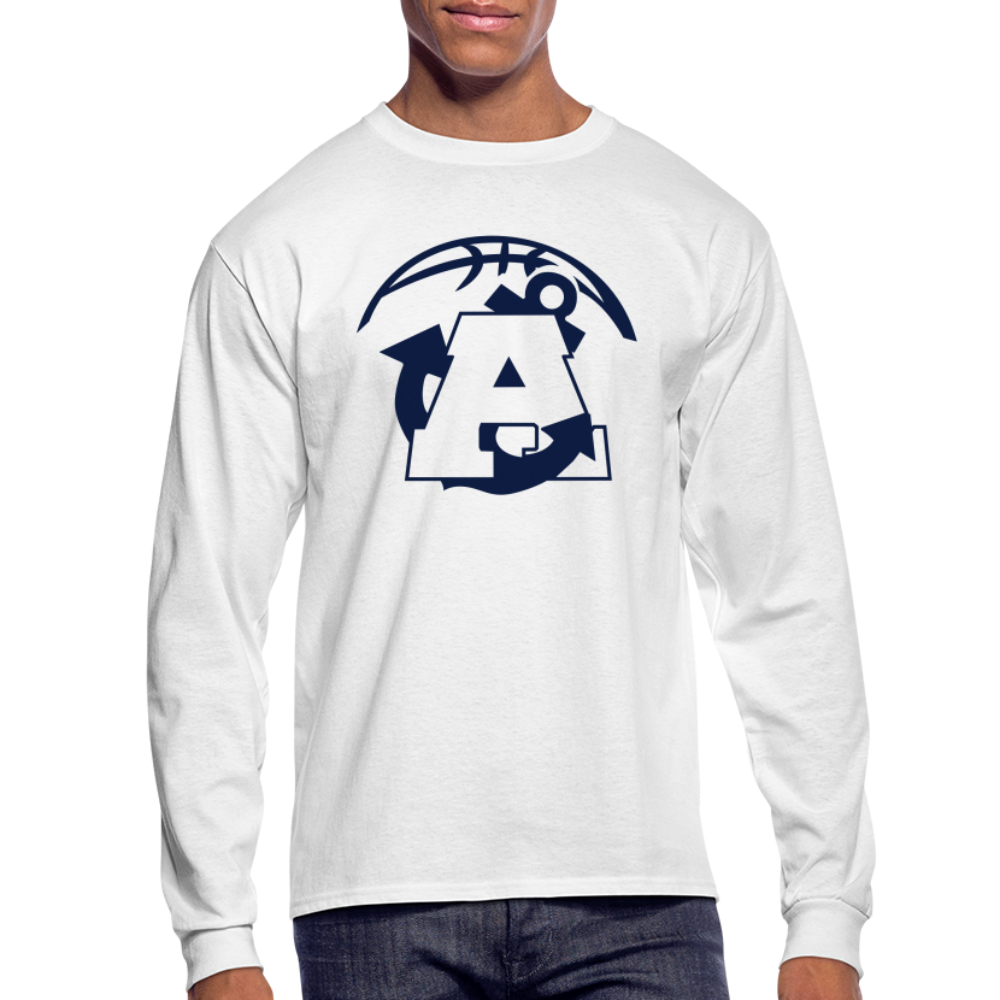 All In Aptos High School Men's Long Sleeve T-Shirt - white